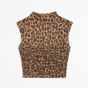 A&F Leopard Print Sleeveless Top